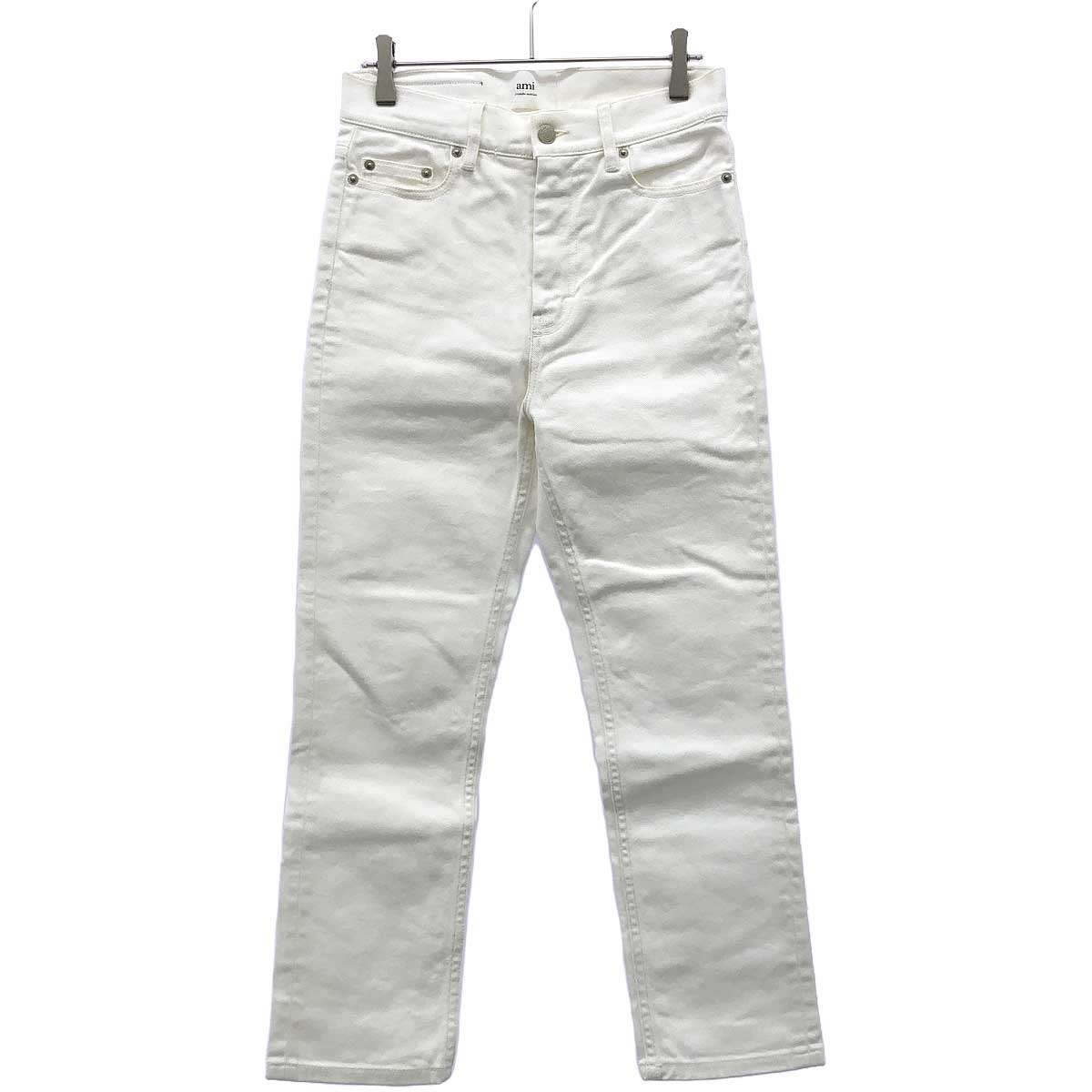 Rakuten - ami alexandre mattiussi アミ アレクサンドル マテュッシ Army Denim Pants クロップドデニムパンツ FTR610 CO0038 ホワイト 27 【中古】 ITC7QFMGFPIJ