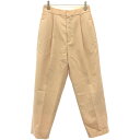 Drawer ドゥロワー ウールモヘヤタックパンツ 6514-236-1000 ピンク 34 【中古】 IT6A0F04ZXO2