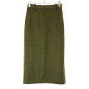 THE ROW ザ ロウ Luun Maxi Wool Skirt ウールアルパカスカート AP133 カーキ 0 【中古】 ITO9XBUQAV7A