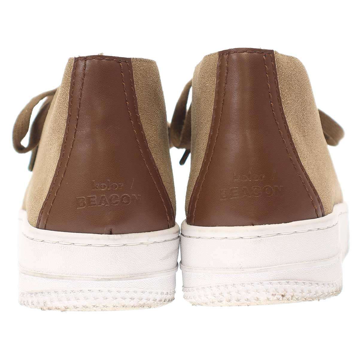 kolor BEACON カラー ビーコン スェードオマージュスニーカー ブラウン 【中古】 ITW01S3Y6YI2