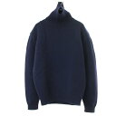 PRADA プラダ シェトランド タートルネック ウールニットセーター ネイビー 48 【中古】 IT456R0LVNPU(4)