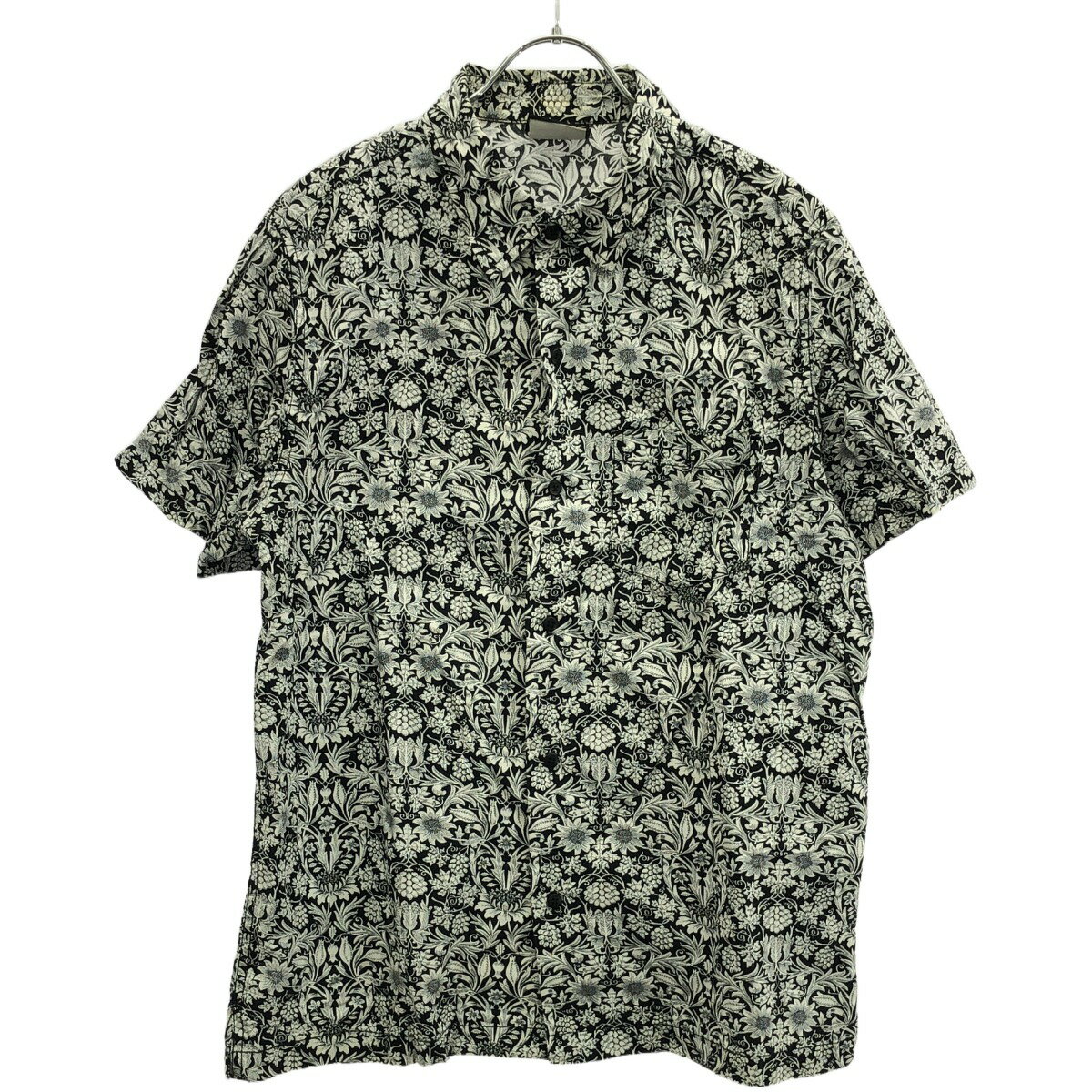 Rakuten - TIGHTBOOTH PRODUCTION タイトブースプロダクション フラワー総柄半袖シャツ ブラック M 【中古】 IT6ILQ9ZFWLZ