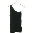 Deuxieme Classe EVERYDAY I LIKE. ドゥーズィエムクラス エヴリデイアイライク 22AW ソフィアシンメトリーリブタンクトップ 22-080-500-8070 ブラック F 【中古】 ITSZKHSQQLIU