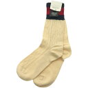GUCCI グッチ シェリーラインケーブルニットソックス アイボリー 24〜26 【中古】 IT5U8JWVUDA8
