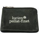 lucien pellat-finet ルシアンペラフィネ スモール レザーポーチ ブラック 【中古】 IT8J3E44RNIG