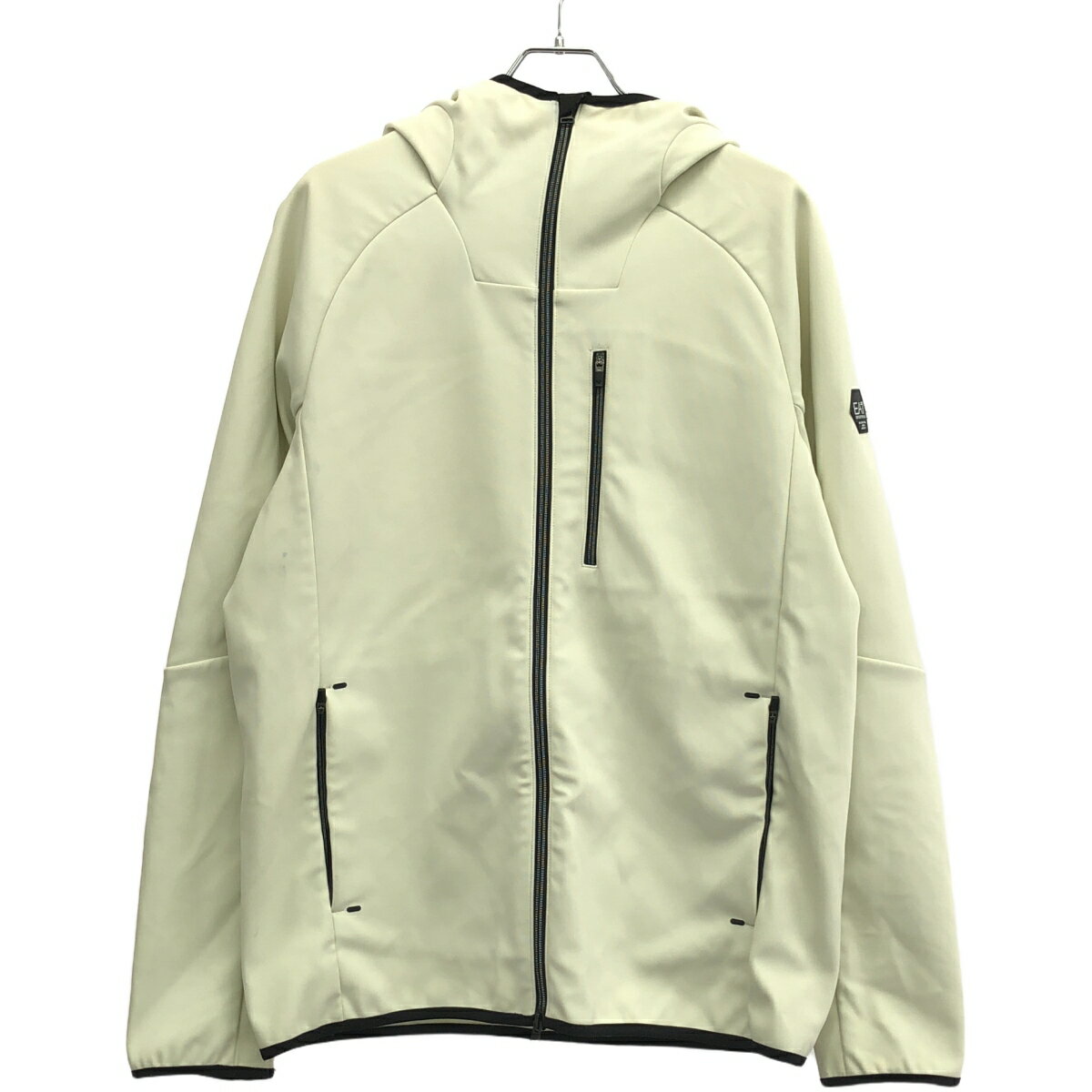 EA7 EMPORIO ARMANI エンポリオアルマーニイーエーセブン 19AW ジップアップジャージーパーカー 6GPB34 PNU1Z ホワイト系 M 【中古】 IT9TA1WEHV76