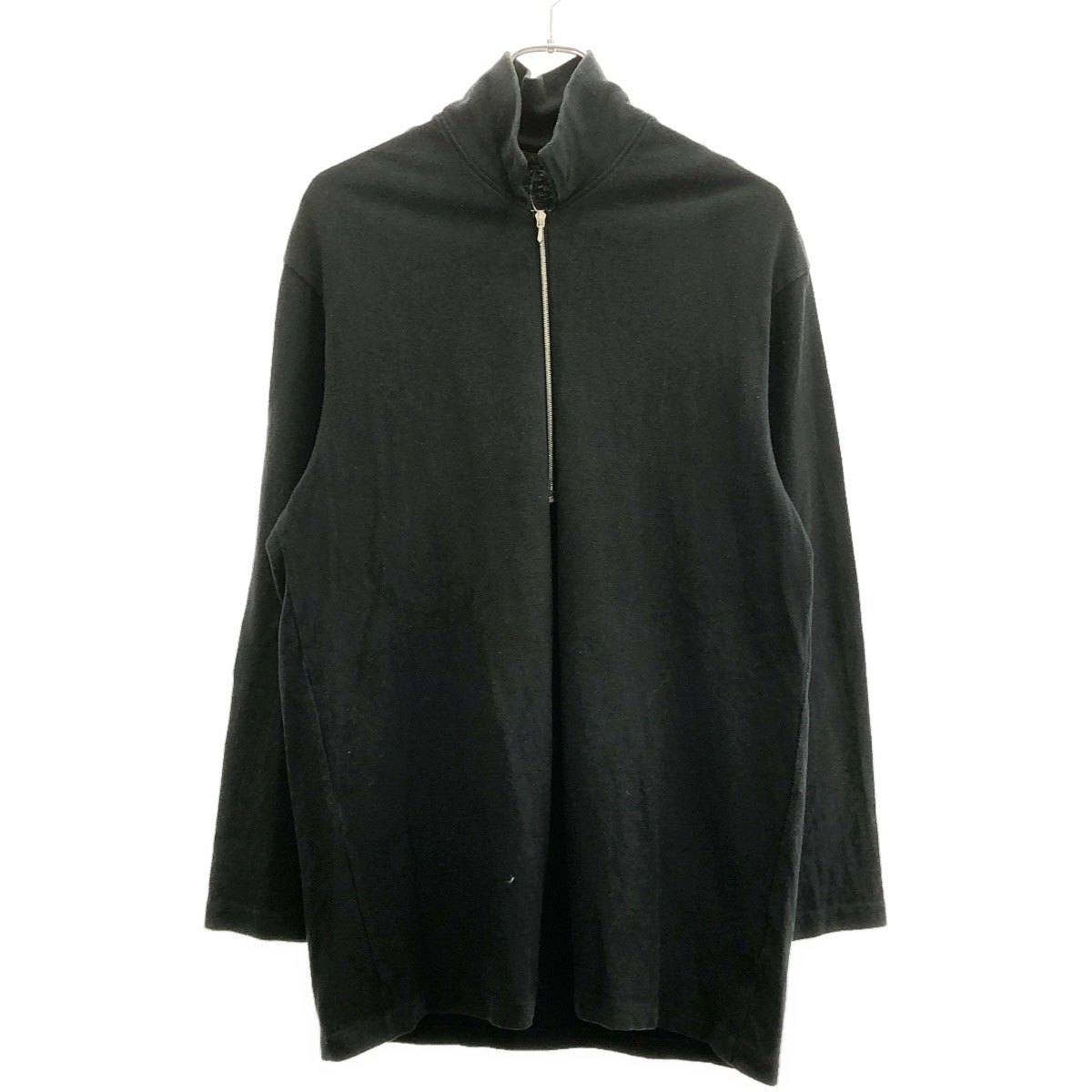 Y's for men ワイズ フォーメン フェイクジップロングスリーブカットソー ML-T23-023 ブラック 【中古】 IT7D1I58OMOK