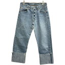 BONUM ボナム 17SS リメイクデニムパンツ 17030400706010 インディゴ 30 【中古】 IT3XVJCAFXA3