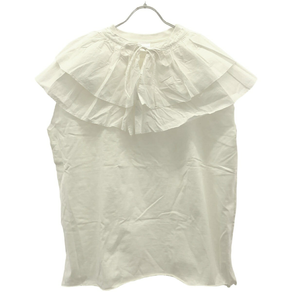 樂天商城 - CITYSHOP シティーショップ 22AW FRILL COLLAR SET フリルカラーセットTシャツ 22070042528030 ホワイト F 【中古】 ITPMUOKIONMG