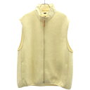 nanamica ナナミカ 23AW Zip-Up Mohair Vest ジップアップモヘヤベスト SUJF350U ホワイト XL 【中古】 ITM8A0U...