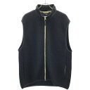 nanamica ナナミカ 23AW Zip-Up Mohair Vest ジップアップモヘヤベスト SUJF350 ネイビー L 【中古】 ITSRZHU5T...