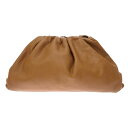 BOTTEGA VENETA ボッテガヴェネタ THE POUCH ザ・ポーチ レザークラッチバッグ ブラウン 【中古】 ITYFFTEEOEXT