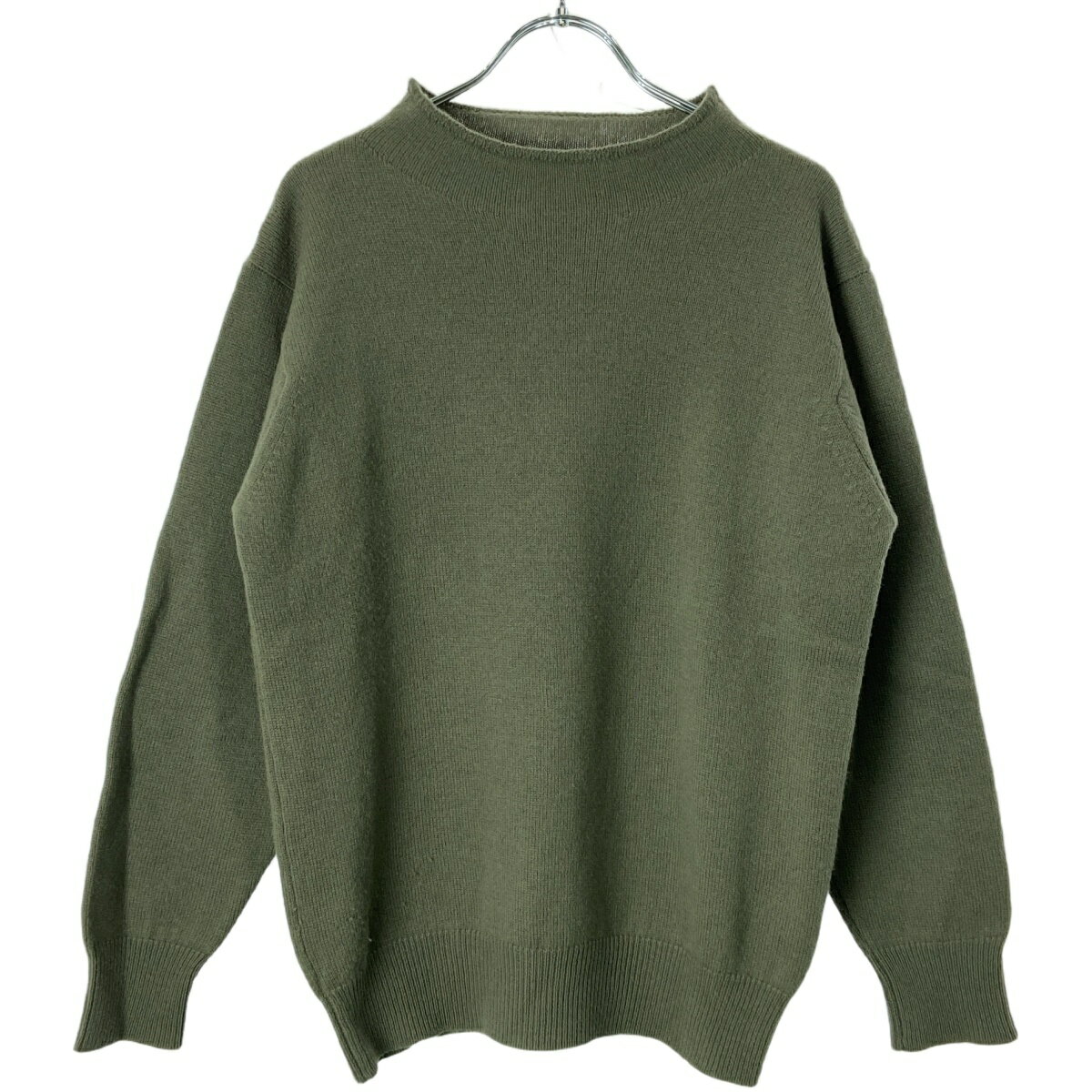 Rakuten - LACOSTE ラコステ モックネックウールニットセーター 579-0260640 カーキ M 【中古】 IT4E9DEWRII2