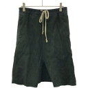 Rick Owens リックオウエンス 15AW LEATHER PODS SHORTS レザーサルエルショートパンツ RP15F1310-LK ブラック 40...