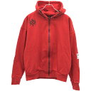 SY32 by SWEET YEARS エスワイサーティトゥ バイ スィートイヤーズ BIG SILHOUETTE HEAVY ZIP HOODIE ビッグシルエットジップフーディー 11512 レッド S 【中古】 ITDM24E2V7HW