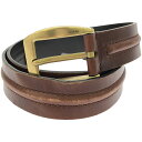 GUCCI グッチ ロゴ刻印レザーベルト 106395 214351 ブラウン 95 【中古】 ITPYVJA2DKWE