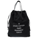 LOUIS VUITTON×fragment design ルイヴィトン フラグメントデザイン 藤原ヒロシ 2017 日本限定 カバ・ライト キャンバス トート...