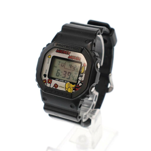 CASIO G-SHOCK×JAM HOME MADE カシオ ジーショック×ジャムホームメイド Disney クォーツ腕時計 DW-5600VT ブラック ー 【中古】 ITOYG2OID768 CASIO G-SHOCK×JAM HOME MADE カシオ ジーショック×ジャムホームメイド Disney クォーツ腕時計 DW-5600VT ブラック ー 【中古】 ITOYG2OID768