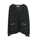 CELINE セリーヌ トリオンフチャーム カシミヤニットセーター 2A51R384D ブラック M 【中古】 ITLEJR3TIS2I