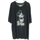 TAKAHIRO MIYASHITA The SoloIst. タカヒロミヤシタザソロイスト 20SS Disney Mickey Mouse s/s sweater ミッキーマウス ショートスリーブニットセーター sk.0011bSS20 ブラック 52 【中古】 ITQRAQF08SXE