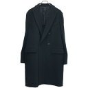 GIORGIO ARMANI ジョルジオアルマーニ カシミヤ混ウールダブルチェスターコート ブラック 50 【中古】 ITEQ6WWSJDN8(4)