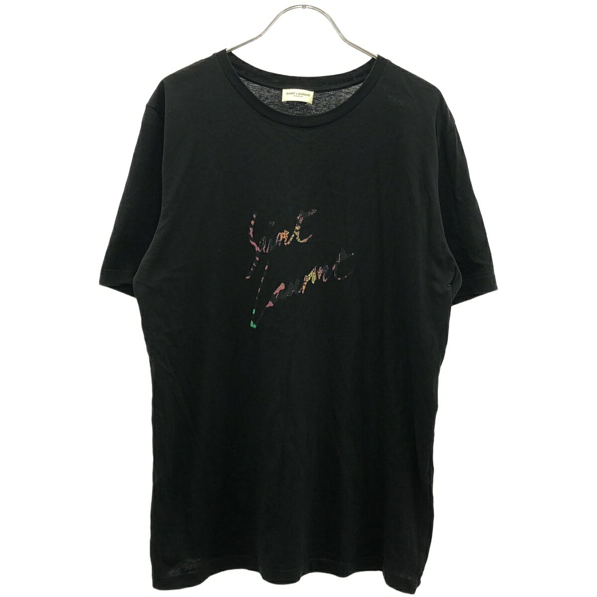 SAINT LAURENT PARIS Tシャツ・カットソー 黒系等 2137125Y0016 楽天市場】イブサンローラン tシャツの通販