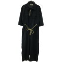 HAUD ハウド ストライプジャンプスーツ ネイビー 【中古】 ITKAJRQRPKBQ(4)