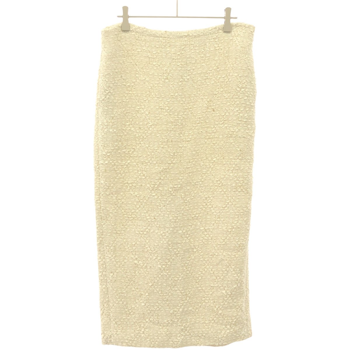 Rakuten - Deuxieme Classe ドゥーズィエム クラス 21SS COCO tweed No2 ツイードスカート 21060500702010 アイボリー 38 【中古】 ITO29QAJJM34