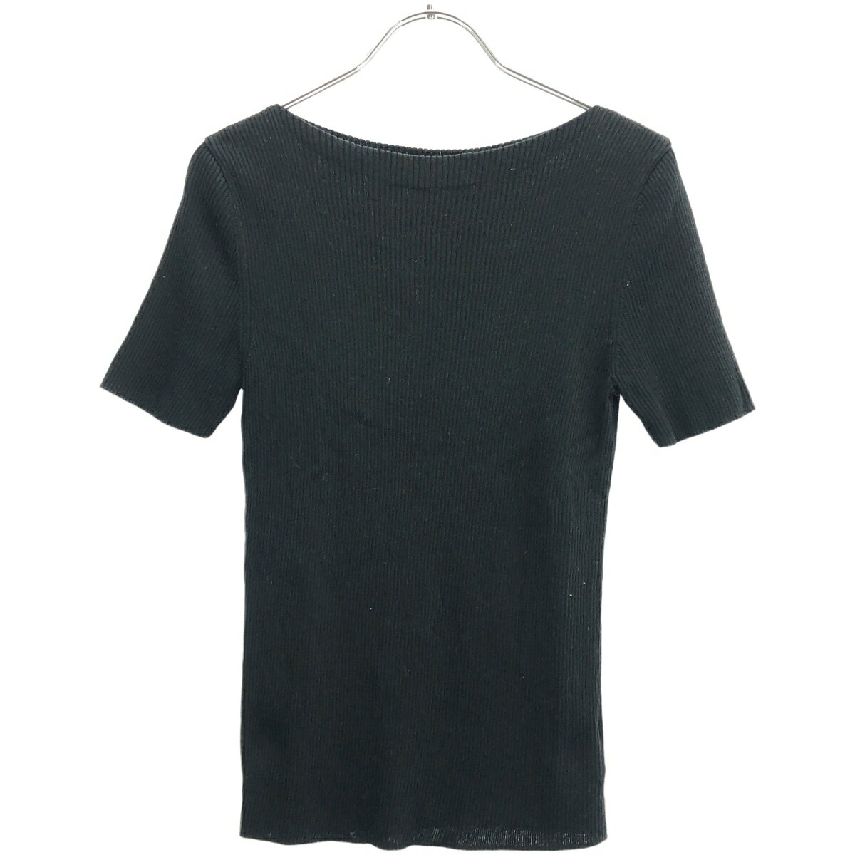 GALERIE VIE ギャルリー ヴィー リブプルオーバーニットトップス 23-02-92-02316 ブラック S 【中古】 ..