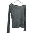 RIM.ARK リムアーク 25SS Asymmetry cut tops アシンメトリーカットトップス 460ISL80-0871 チャコール系 F 【中古】 ITPYIG7FDTYS