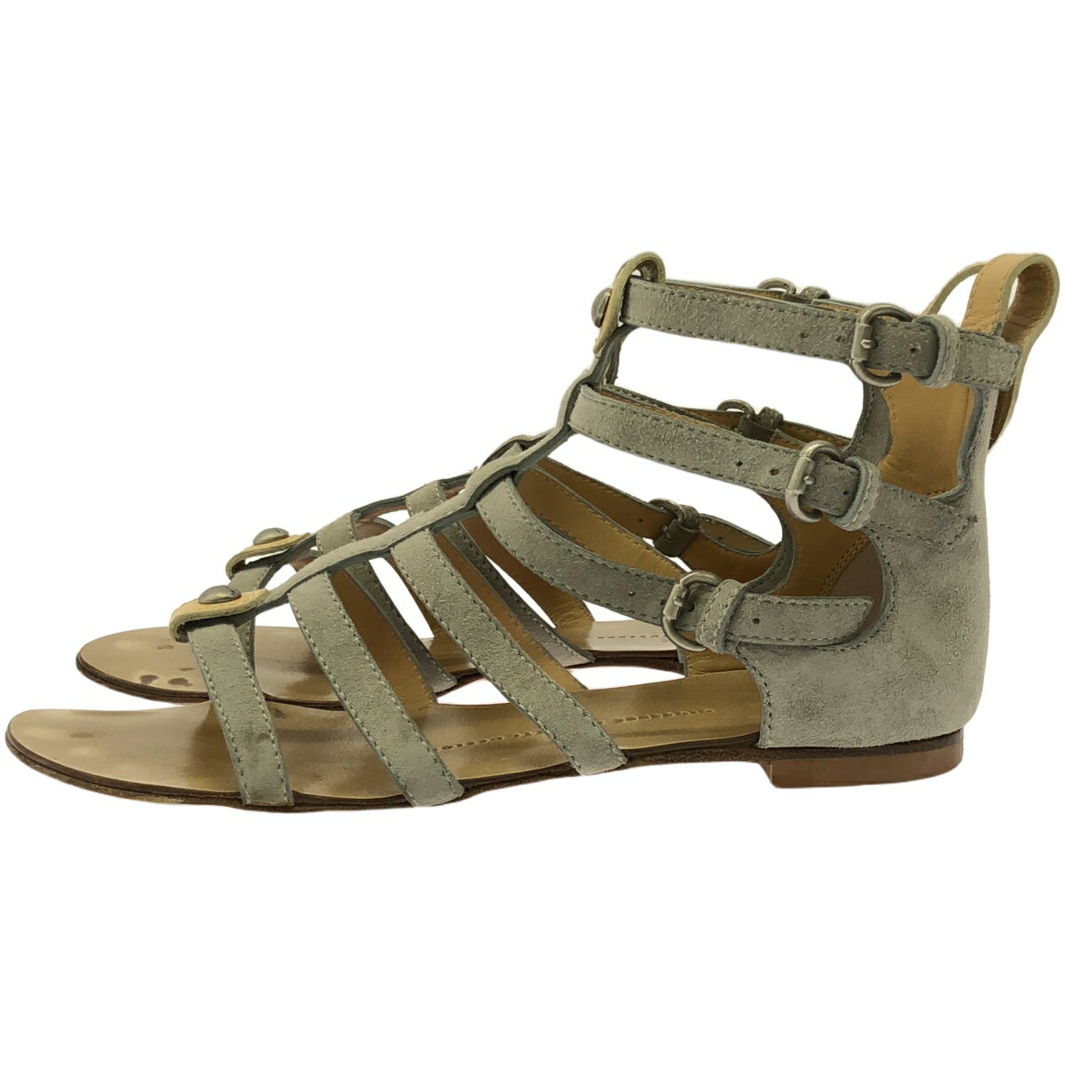 GIUSEPPE ZANOTTI ジュゼッペザノッティ スウェードレザーグラディエーターサンダル グレー 36 【中古】 IT3J9IH4XWFK 2