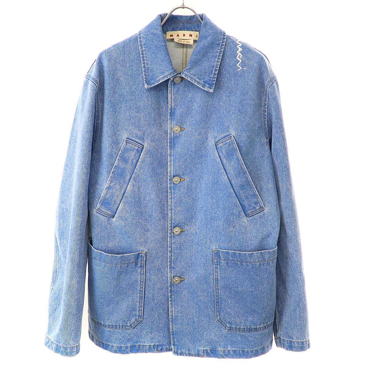 MARNI マルニ カジュアルジャケット 青 40(M位) 2108425J0087 楽天市場】MARNI マルニ(カラーブルー)(コート・ジャケット