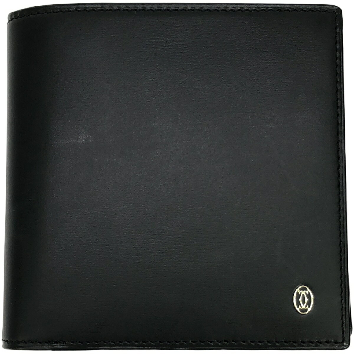 Cartier カルティエ パシャ ドゥ 2つ折り財布 ウォレット ブラック 【中古】 ITOSVKLUNNKA