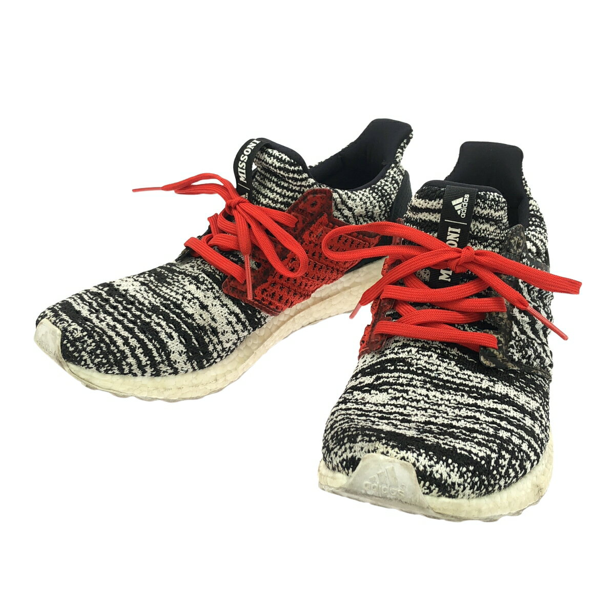 adidas アディダス ULTRABOOST MISSONI スニーカー D97743 ブラック ホワイト 27cm 【中古】 IT8KTCINGVKC
