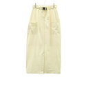 RIM.ARK リムアーク Belt set cocoon SK ストレッチナイロンスカート 460GSL31-0560 アイボリー 38 【中古】 ITCWU10ESHJ4