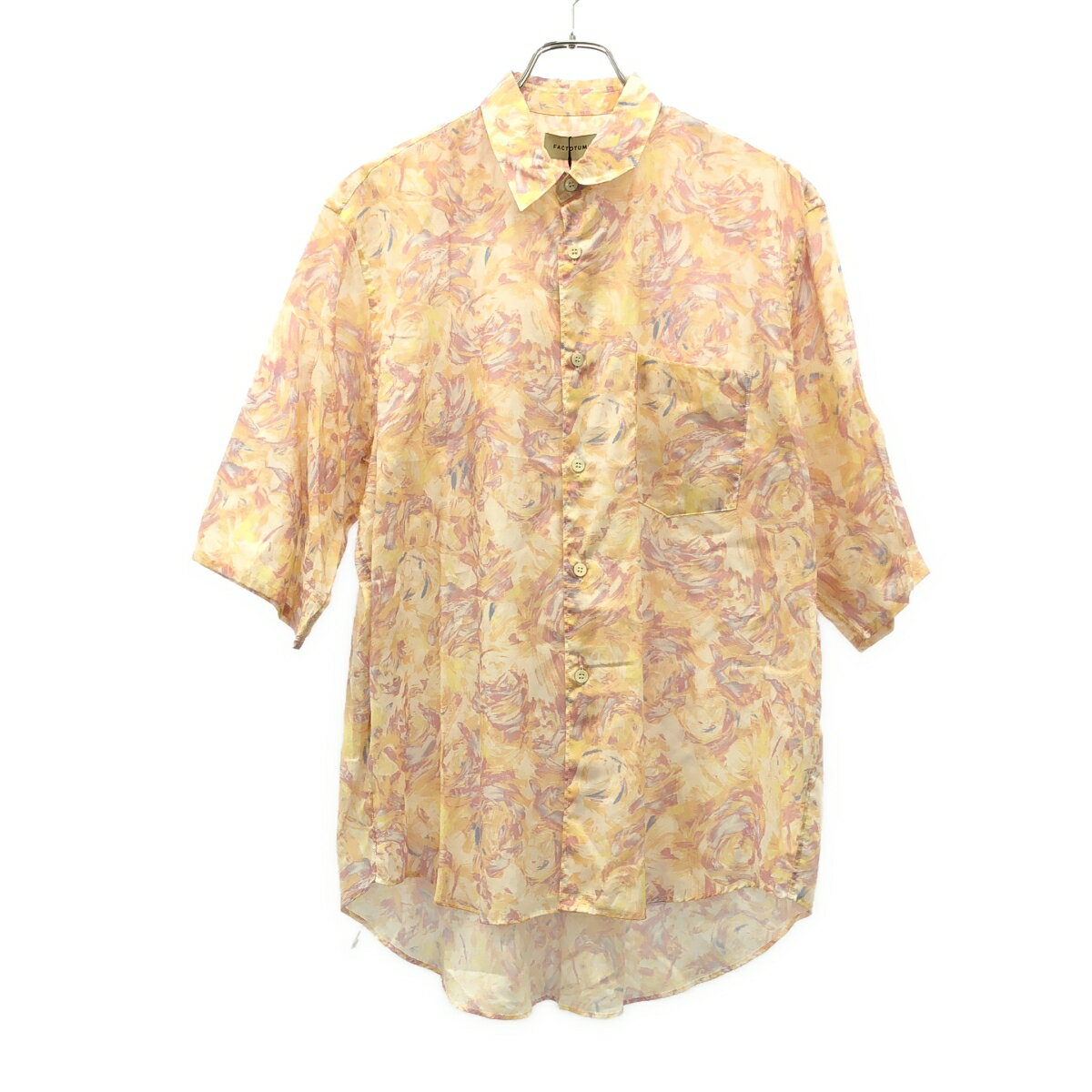 商品管理ID：ITNRWQX9DRF8 FACTOTUM ファクトタム 20SS Rexell Psychedelic wide s/s SH ショートスリーブシャツ 01061439 コンディションについて コンディションランクの基準は、...