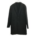 BALENCIAGA バレンシアガ 14AW メルトンウールチェスターコート 356495 TKJ20 ブラック 50 【中古】 ITBD24ENI5A0(4)