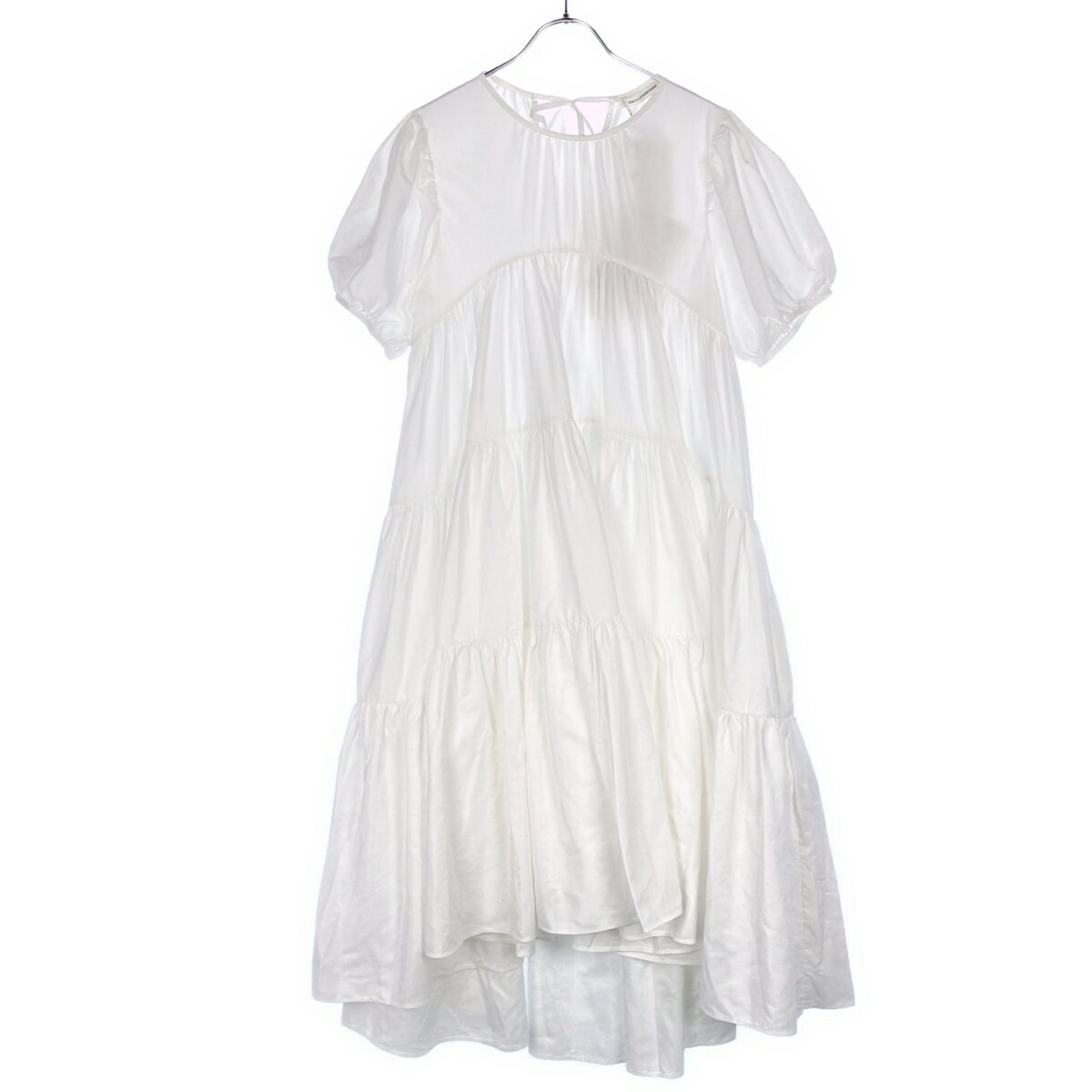 CECILIE BAHNSEN セシリーバンセン ESME DRESS ティアードドレスワンピース EDI-0012 ホワイト 6 【中古】 IT7TMF9FF2LC