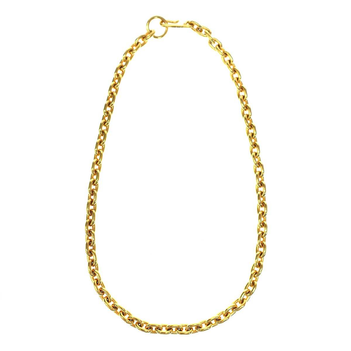 楽天MODESCAPE 楽天市場店ALL Blues オールブルース ANCHOR NECKLACE 42cm チェーンネックレス ゴールド 【中古】 IT04E74QYYVY