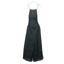 ENFOLD エンフォルド 17SS リネンオールインワン ジャンプスーツ 300AS133-3510 ブラック 38 【中古】 ITKZJPYQQ6MR