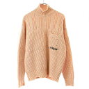 MARNI マルニ 23AW Broken Fisherman Turtleneck Knit ダメージニットセーター DVMG0054A0 ピンク 48 【中古】 ITWGGPSIAZYI