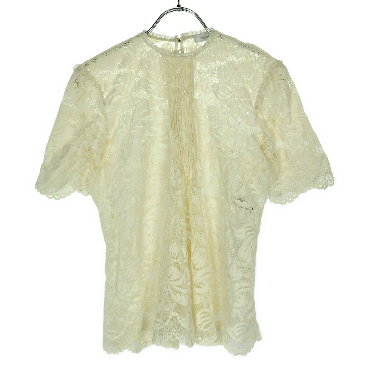 Rabanne ラバンヌ 24SS HAUT ボタニカルレーストップス 24PJTO732PA0170 アイボリー 36 【中古】 ITGWJOEUZIBC