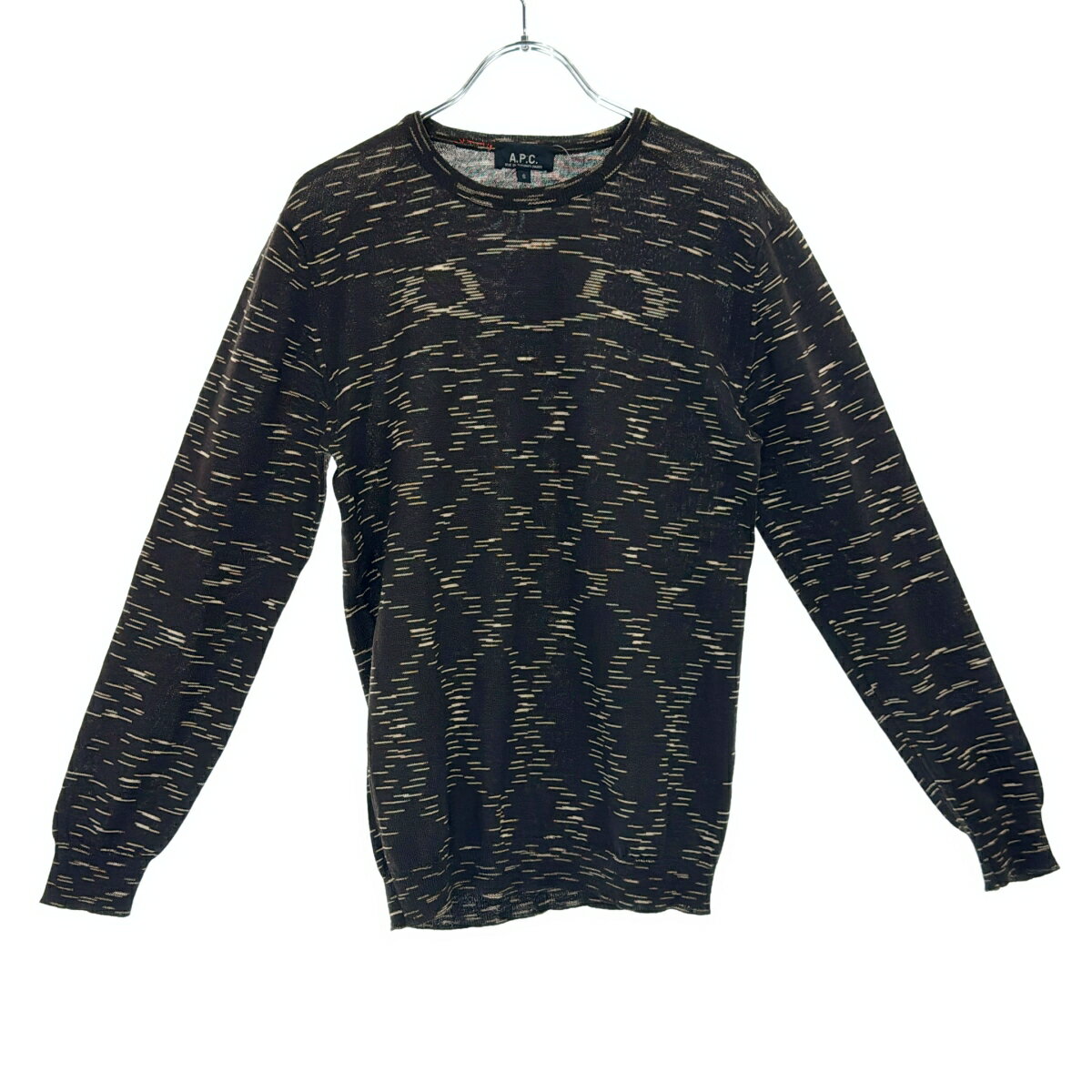 Rakuten - A.P.C アーペーセー ウールニットセーター ブラウン S 【中古】 IT9PVO4YIPDC