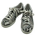 adidas Originals by HYKE アディダスオリジナルス バイ ハイク HAILLET PYTHON パイソンスニーカー AOH001 グレー 25cm 【中古】 ITC82RVFEJWK(4)