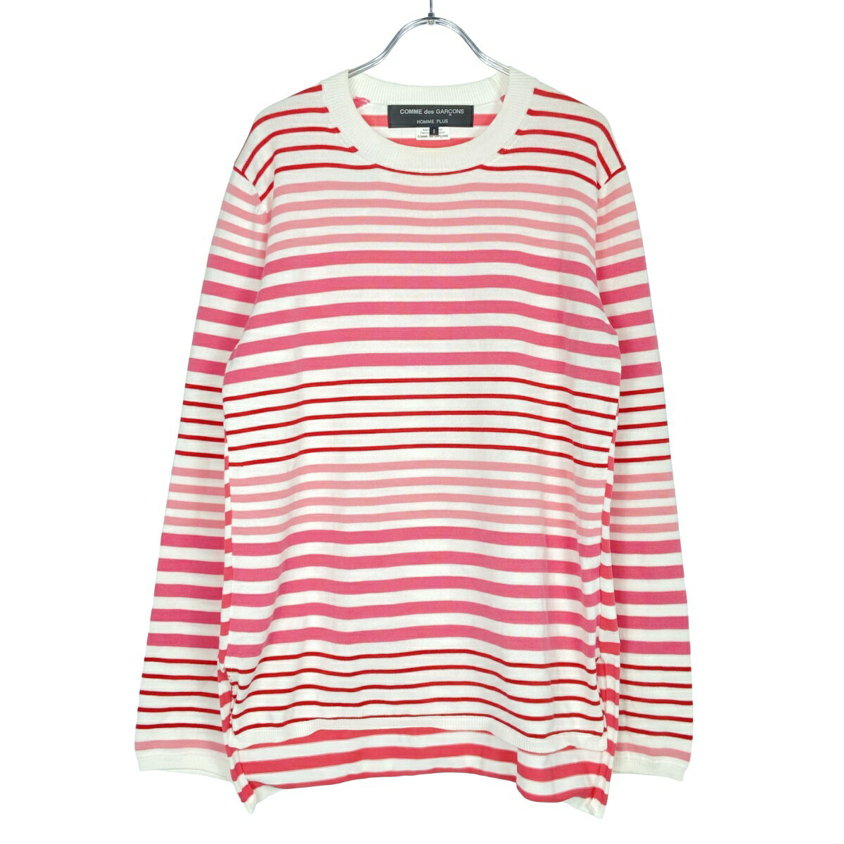 美品 COMME des GARCONS SHIRT 袖ボーダーニット 楽天市場】COMME des GARCONS(柄ボーダー)(ニット・セーター