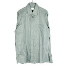 BURBERRY バーバリー 19SS コットンスナップボタンシャツ グレー 40 【中古】 ITGQN1KYJND0