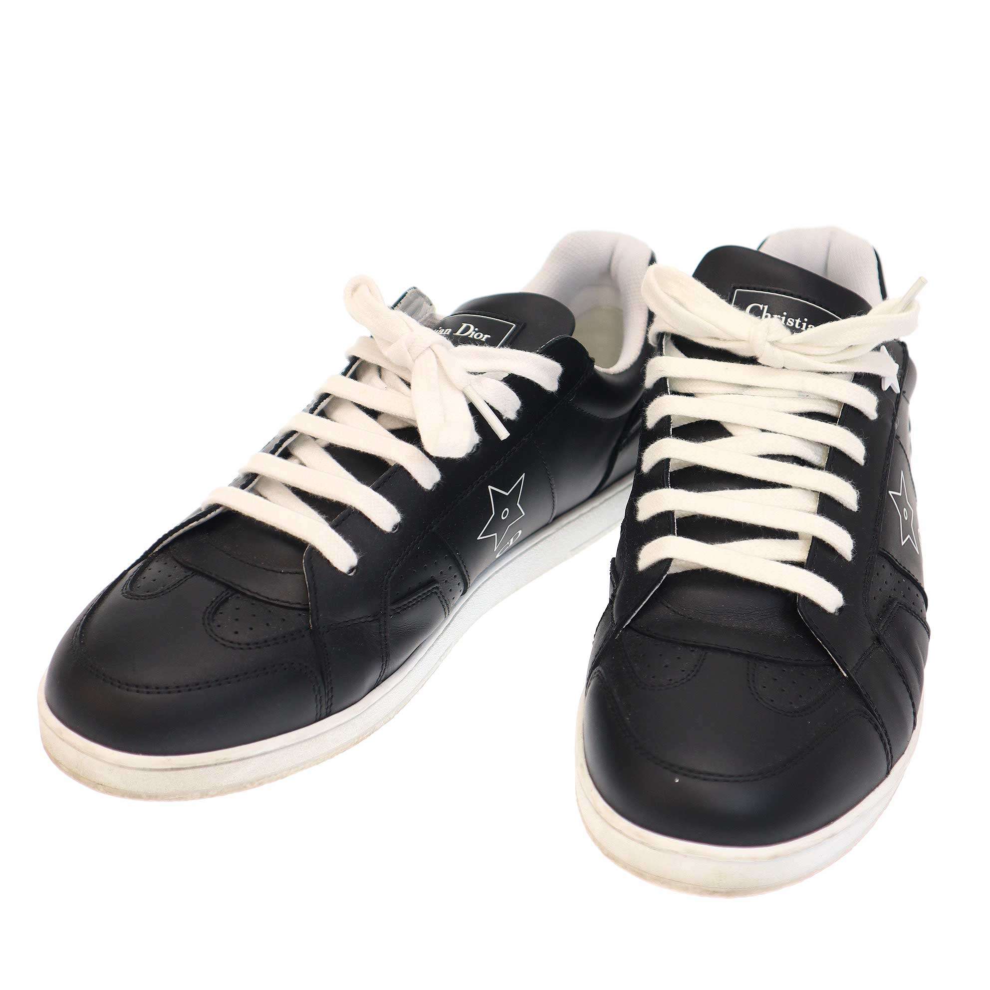 Christian Dior クリスチャンディオール STAR レザースニーカー LS 09 22 ブラック 41 【中古】 ITZ6XTLAR9E0