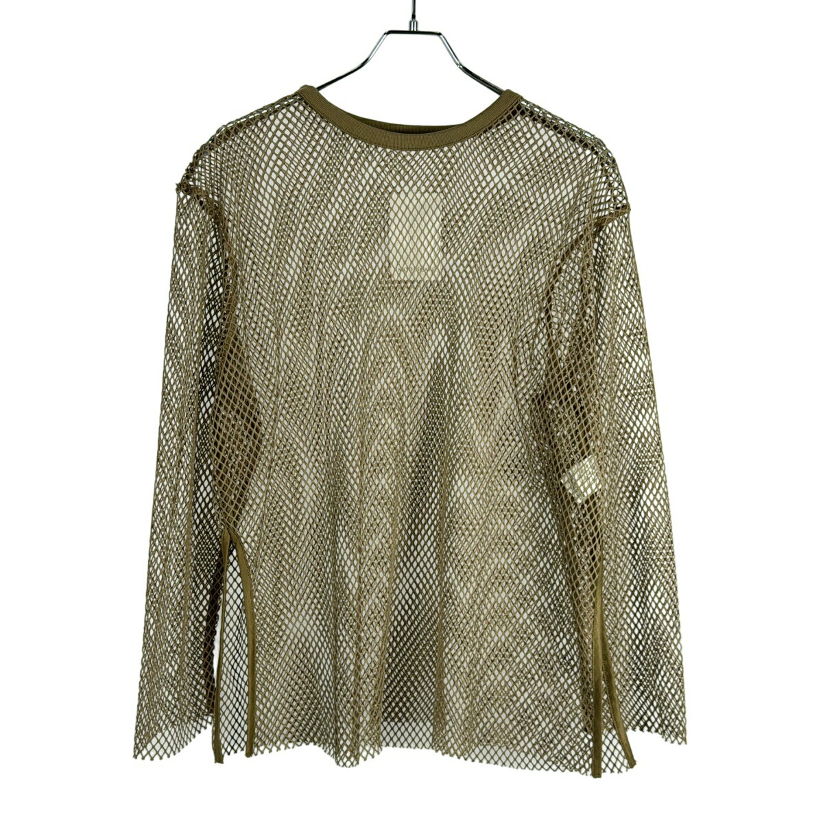 CLANE クラネ WIDE MESH TOPS ワイドメッシュトップス 14105-1032 ベージュ 2 【中古】 ITKF4N7H1OQO