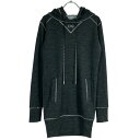 DOLCE&GABBANA ドルチェ&ガッバーナ ロゴエンブロイダリースウェットパーカー チャコールグレー 38 【中古】 ITR7V58H6GOY