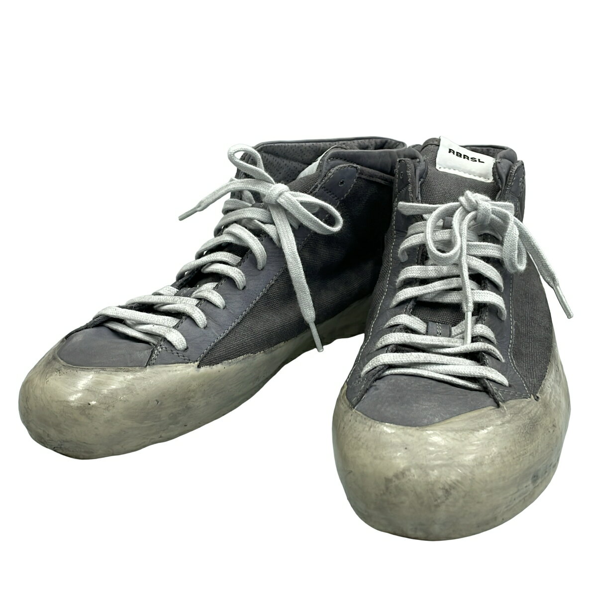 Rakuten - RBRSL Rubber Soul ラバーソウル CANVAS MID CUT TRAINERS ローカットスニーカー 7X2018U グレー 40 【中古】 IT57GKBUHBZG